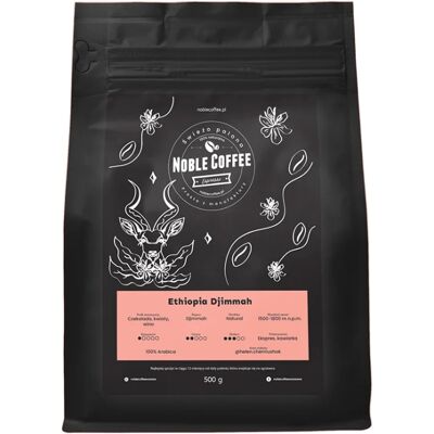 Kawa ziarnista Noble Coffee Ethiopia Djimmah 1kg Kawa ziarnista Noble Coffee Ethiopia Djimmah 1kg
