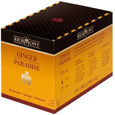 Ziołowa herbata Richmont Ginger Paradise - 40x6g Ziołowa herbata Richmont Ginger Paradise - 40x6g