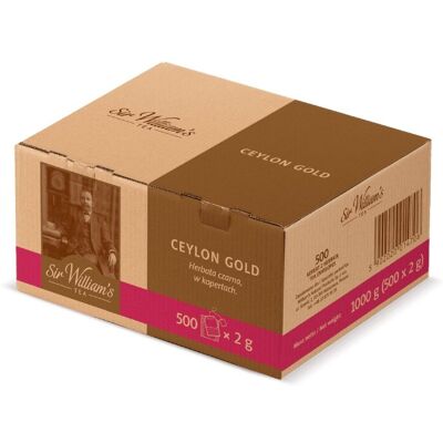 Sir Williams Tea Ceylon Gold - Czarna herbata - 500 saszetek x 2g Sir Williams Tea Ceylon Gold - Czarna herbata - 500 saszetek x 2g