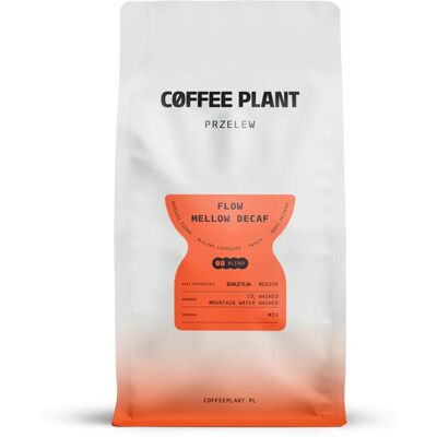 Coffee Plant Flow Mellow Jasno Palona Kawa Bezkofeinowa - Ziarenka Kawy Coffee Plant Flow Mellow Jasno Palona Kawa Bezkofeinowa - Ziarenka Kawy