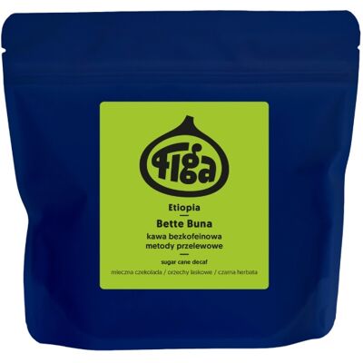 FIGA COFFEE Kawa ziarnista Figa Etiopia Bette Buna 250g - kawa bezkofeinowa FIGA COFFEE Kawa ziarnista Figa Etiopia Bette Buna 250g - kawa bezkofeinowa