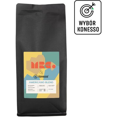 SPÓŁDZIELCZA PALARNIA KAWY Kawa ziarnista MRC. Americano Blend 1kg SPÓŁDZIELCZA PALARNIA KAWY Kawa ziarnista MRC. Americano Blend 1kg