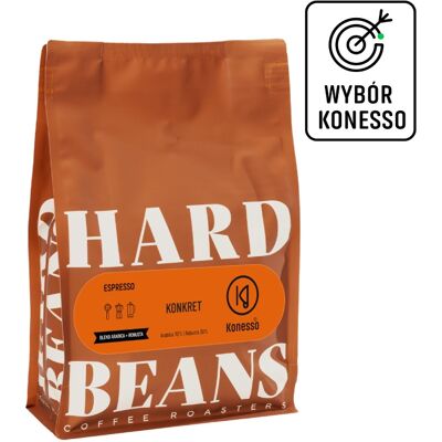HARD BEANS COFFEE ROASTERS Kawa ziarnista Hard Beans Konkret Konesso 1kg HARD BEANS COFFEE ROASTERS Kawa ziarnista Hard Beans Konkret Konesso 1kg