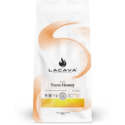 LACAVA SPECIALTY COFFEE ROASTERY Kawa ziarnista LaCava LaCava Yuzu Honey 1kg LACAVA SPECIALTY COFFEE ROASTERY Kawa ziarnista LaCava LaCava Yuzu Honey 1kg