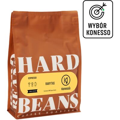 HARD BEANS COFFEE ROASTERS Kawa ziarnista Hard Beans Rarytas Konesso 1kg HARD BEANS COFFEE ROASTERS Kawa ziarnista Hard Beans Rarytas Konesso 1kg