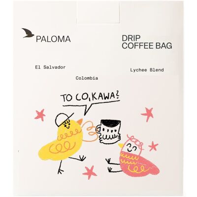 Drip Bag Coffee - Paloma Liczi Blend - 10 szt. Drip Bag Coffee - Paloma Liczi Blend - 10 szt.