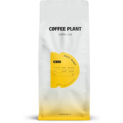 Kawa ziarnista COFFEE PLANT Juicy Blast Espresso 1kg Kawa ziarnista COFFEE PLANT Juicy Blast Espresso 1kg
