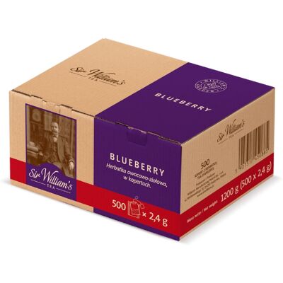 Owocowa herbata Sir Williams Tea Blueberry 500x2,4g Owocowa herbata Sir Williams Tea Blueberry 500x2,4g