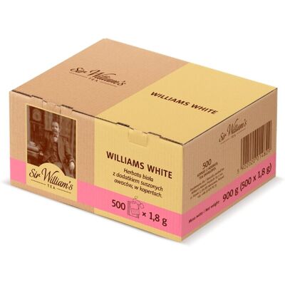 Biała herbata Sir Williams Tea Williams White 500x1,8g Biała herbata Sir Williams Tea Williams White 500x1,8g