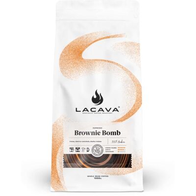 LACAVA SPECIALTY COFFEE ROASTERY Kawa ziarnista LaCava Brownie Bomb 1kg LACAVA SPECIALTY COFFEE ROASTERY Kawa ziarnista LaCava Brownie Bomb 1kg