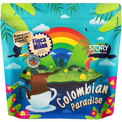 STORY COFFEE ROASTERS Kawa ziarnista Story Kolumbia Paradise Co-Ferment Culturing Finca Milan 200g STORY COFFEE ROASTERS Kawa ziarnista Story Kolumbia Paradise Co-Ferment Culturing Finca Milan 200g