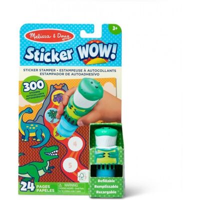 Melissa & Doug Sticker WOW naklejki dinozaury Melissa & Doug Sticker WOW naklejki dinozaury