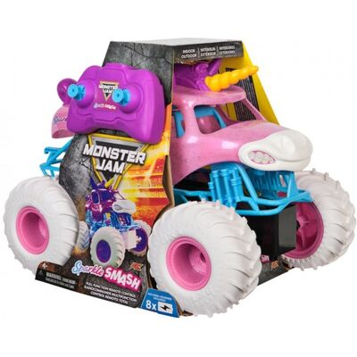 Monster Cable Jam Sparkle Smash RC Monster Truck 1:15 Monster Cable Jam Sparkle Smash RC Monster Truck 1:15
