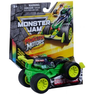 Monster Cable Jam Monster Motor świetlny Grave Digger 1:64 Monster Cable Jam Monster Motor świetlny Grave Digger 1:64