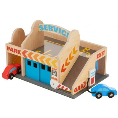 Melissa & Doug Drewniane stacja obsługi i garaż parkingowy Melissa & Doug Drewniane stacja obsługi i garaż parkingowy