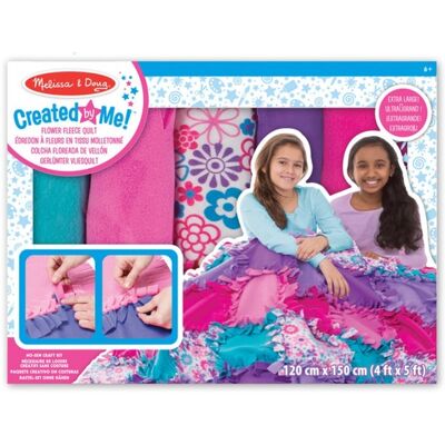 Melissa & Doug kreatywne tworzenie kocyk z polaru z kwiatami Melissa & Doug kreatywne tworzenie kocyk z polaru z kwiatami