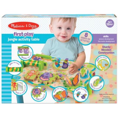 Melissa & Doug Interaktywny Drewniane stolik dżungla Melissa & Doug Interaktywny Drewniane stolik dżungla
