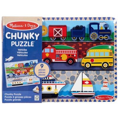 Melissa & Doug drewniane puzzle środki transportu Melissa & Doug drewniane puzzle środki transportu