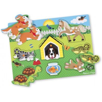 Melissa & Doug drewniane układanka dla zwierząt domowych Melissa & Doug drewniane układanka dla zwierząt domowych