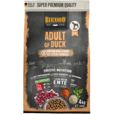 BELCANDO Adult Grain Free Duck 4 kg kaczka, sucha karma dla psów BELCANDO Adult Grain Free Duck 4 kg kaczka, sucha karma dla psów