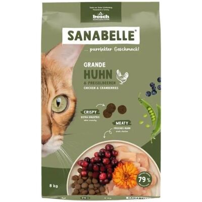 SANABELLE Grande Kurczak 8 kg dla kotów dużych ras SANABELLE Grande Kurczak 8 kg dla kotów dużych ras