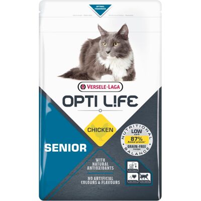 VERSELE-LAGA Opti Life Cat Senior Chicken 2.5 kg dla kotów seniorów VERSELE-LAGA Opti Life Cat Senior Chicken 2.5 kg dla kotów seniorów