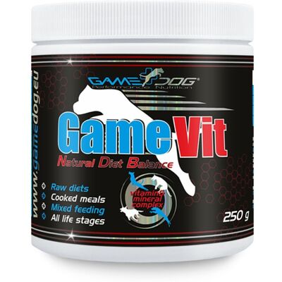 HAPPY DOG GAME DOG Vit 250g witaminy i minerały dla psów w każdym wieku w formie proszku HAPPY DOG GAME DOG Vit 250g witaminy i minerały dla psów w każdym wieku w formie proszku