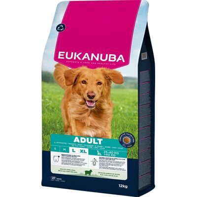 EUKANUBA Adult Large Breeds Lamb Rice 12 kg sucha karma dla psów dużych ras bogata w jagnięcinę i ryż EUKANUBA Adult Large Breeds Lamb Rice 12 kg sucha karma dla psów dużych ras bogata w jagnięcinę i ryż