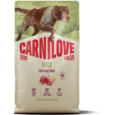 CARNILOVE True Fresh Dog Duck Adult 4 kg sucha karma ze świeżą kaczką dla dorosłych psów CARNILOVE True Fresh Dog Duck Adult 4 kg sucha karma ze świeżą kaczką dla dorosłych psów