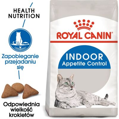 ROYAL CANIN Indoor Apetite Control 2 kg karma sucha dla kotów dorosłych, przebywających wyłącznie w domu, domagających się jedzenia ROYAL CANIN Indoor Apetite Control 2 kg karma sucha dla kotów dorosłych, przebywających wyłącznie w domu, domagających się jedzenia