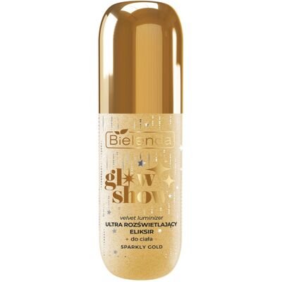 Bielenda Ultra rozświetlający eliksir do ciała, SPARKLY GOLD Bielenda Ultra rozświetlający eliksir do ciała, SPARKLY GOLD
