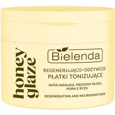 Bielenda Regenerująco-odżywcze płatki tonizujące z efektem glass skin Bielenda Regenerująco-odżywcze płatki tonizujące z efektem glass skin