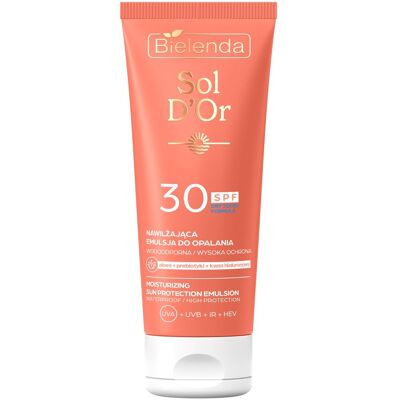 Bielenda Nawilżająca emulsja do opalania SPF 30 Bielenda Nawilżająca emulsja do opalania SPF 30