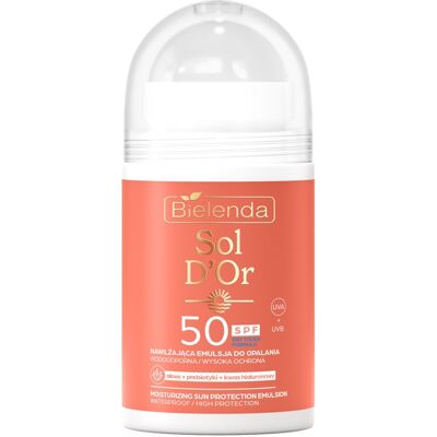Bielenda Nawilżająca emulsja do opalania SPF 50 - roll-on Bielenda Nawilżająca emulsja do opalania SPF 50 - roll-on
