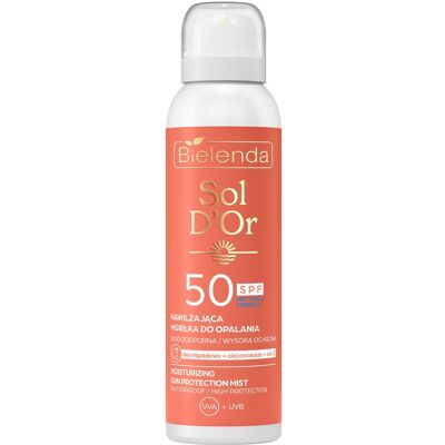Bielenda Nawilżająca mgiełka do opalania SPF 50 Bielenda Nawilżająca mgiełka do opalania SPF 50