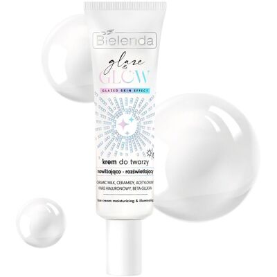 Bielenda Krem nawilżająco - rozświetlający glazed skin effect Bielenda Krem nawilżająco - rozświetlający glazed skin effect