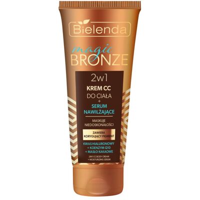 Bielenda 2w1 krem CC do ciała + serum nawilżające Bielenda 2w1 krem CC do ciała + serum nawilżające