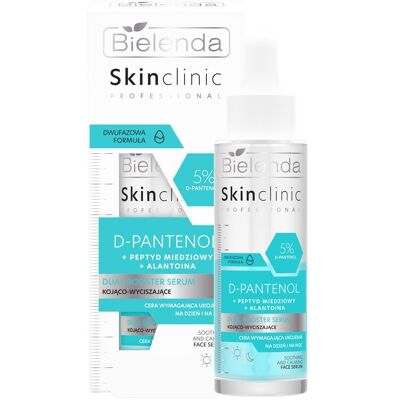 Bielenda D-PANTENOL dual booster serum kojąco - wyciszające + peptyd miedziowy Bielenda D-PANTENOL dual booster serum kojąco - wyciszające + peptyd miedziowy