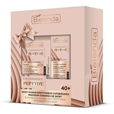 Bielenda Zestaw UJĘDRNIAJĄCE PEPTYDY 40+ Bielenda Zestaw UJĘDRNIAJĄCE PEPTYDY 40+
