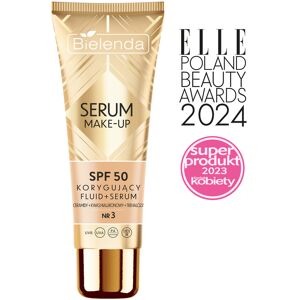 Bielenda Korygujący fluid+serum SPF50 do każdego typu cery, odcień nr 3 Bielenda Korygujący fluid+serum SPF50 do każdego typu cery, odcień nr 3
