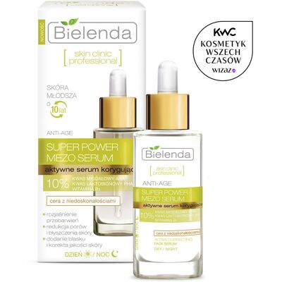 Bielenda SUPER POWER MEZO SERUM Aktywne serum korygujące Bielenda SUPER POWER MEZO SERUM Aktywne serum korygujące