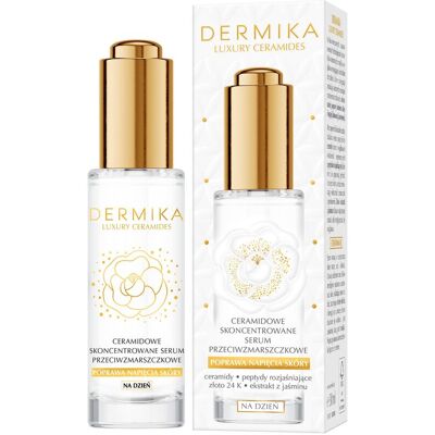 Dermika Ceramidowe skoncentrowane serum przeciwzmarszczkowe na dzień Dermika Ceramidowe skoncentrowane serum przeciwzmarszczkowe na dzień