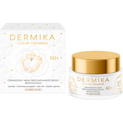 Dermika Ceramides 60+ - Krem na twarz dla kobiet Dermika Ceramides 60+ - Krem na twarz dla kobiet