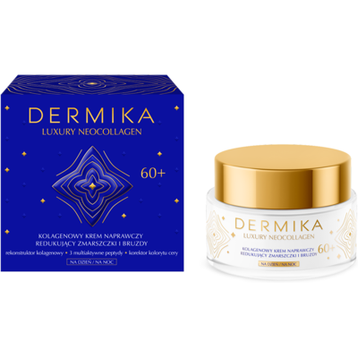 Dermika Dermika Luxury Neocollagen 60+ Krem naprawczy kolagenu - Redukcja zmarszczek Dermika Dermika Luxury Neocollagen 60+ Krem naprawczy kolagenu - Redukcja zmarszczek