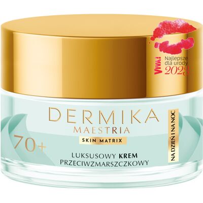 Dermika Maestria Anti-wrinkle day and night cream 70+ - Krem przeciwzmarszczkowy na dzień i na noc Dermika Maestria Anti-wrinkle day and night cream 70+ - Krem przeciwzmarszczkowy na dzień i na noc