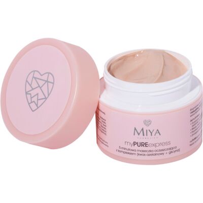 Miya Cosmetics myPUREexpress Maska kontrolująca olej i minimalizująca pory - Maska do twarzy Miya Cosmetics myPUREexpress Maska kontrolująca olej i minimalizująca pory - Maska do twarzy