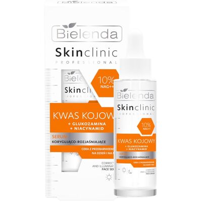 Bielenda KWAS KOJOWY serum korygująco – rozjaśniające Bielenda KWAS KOJOWY serum korygująco – rozjaśniające