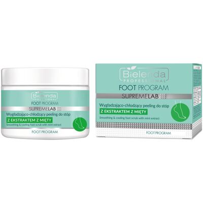 Supremelab Wygładzająco-chłodzący peeling do stóp z ekstraktem z mięty Supremelab Wygładzająco-chłodzący peeling do stóp z ekstraktem z mięty