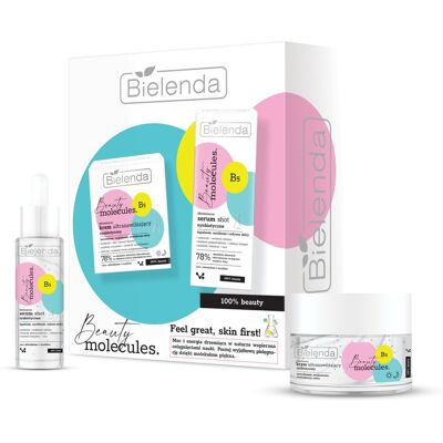 Bielenda Zestaw Beauty Molecules synbiotyczny krem + serum Bielenda Zestaw Beauty Molecules synbiotyczny krem + serum