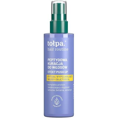 tołpa. hair routine peptydowa kuracja do włosów, efekt push up, 100 ml tołpa. hair routine peptydowa kuracja do włosów, efekt push up, 100 ml